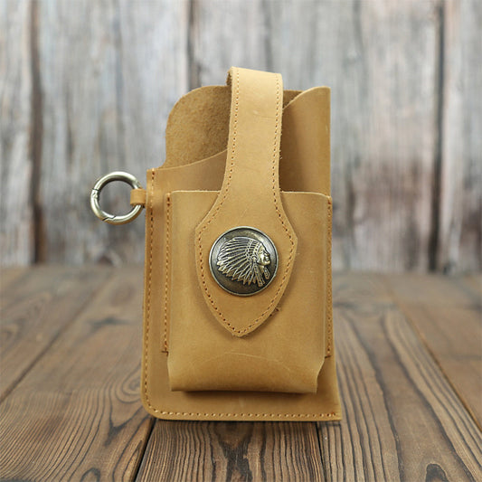 【CADEAU SPECIAL POUR PERE】Étui de Téléphone en Cuir Multifonctionnel