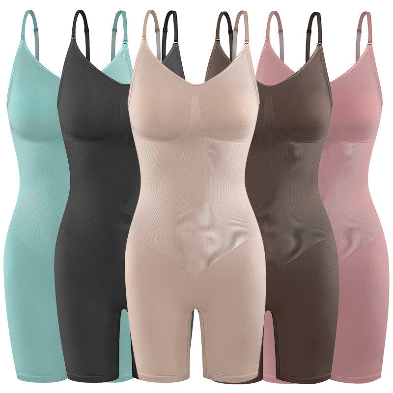 Shapewear élégant de couleur unie pour femmes