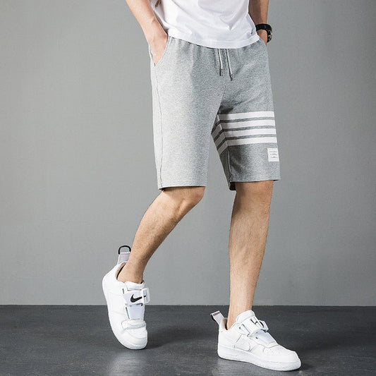 Short de Plage Simple en Coton pour Homme