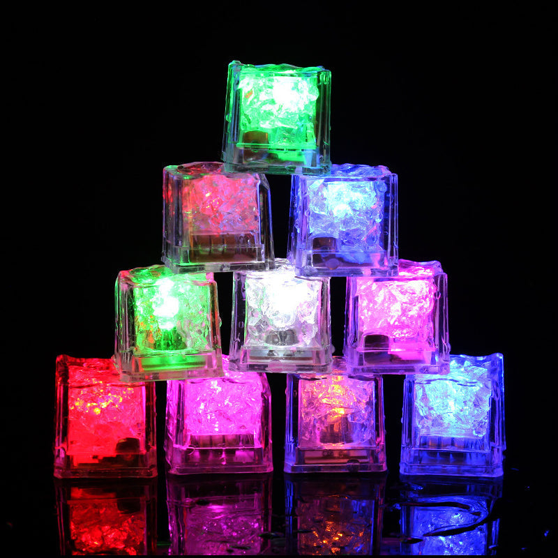 🎅Vente anticipée de Noël🎅Cube de glace LED (12 pcs)