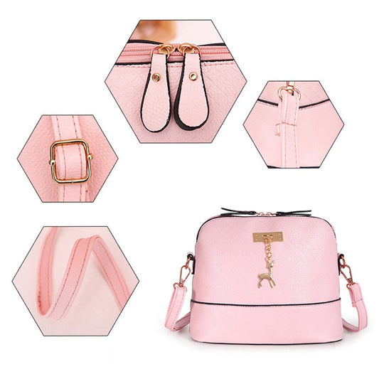 Sacs à bandoulière en jouet de cerf Modèle de coquille