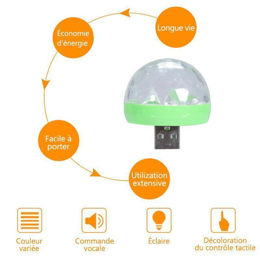 USB Mini Champignon Lumière