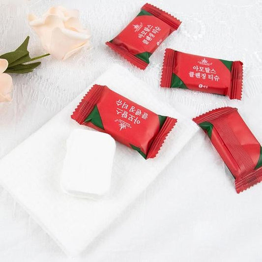 Serviette de Compression Jetable en Coton Portable