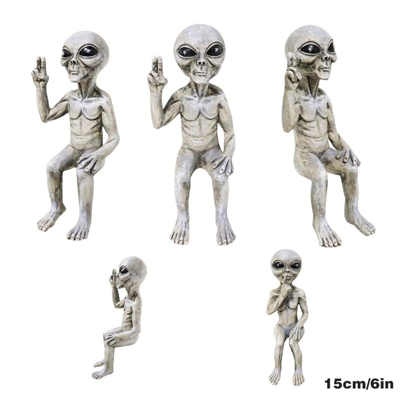 Statue de Jardin Extraterrestre