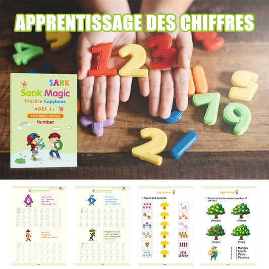 Cahier d'Exercice d'Écriture pour Enfant d'Âge Préscolaire