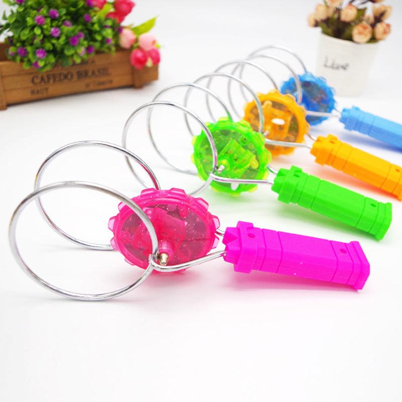 Toupie inertielle à manivelle