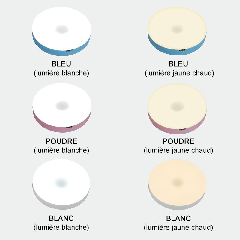 Veilleuse tactile portable