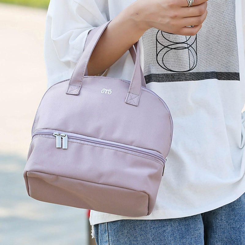 Sac isolant portable de couleur unie