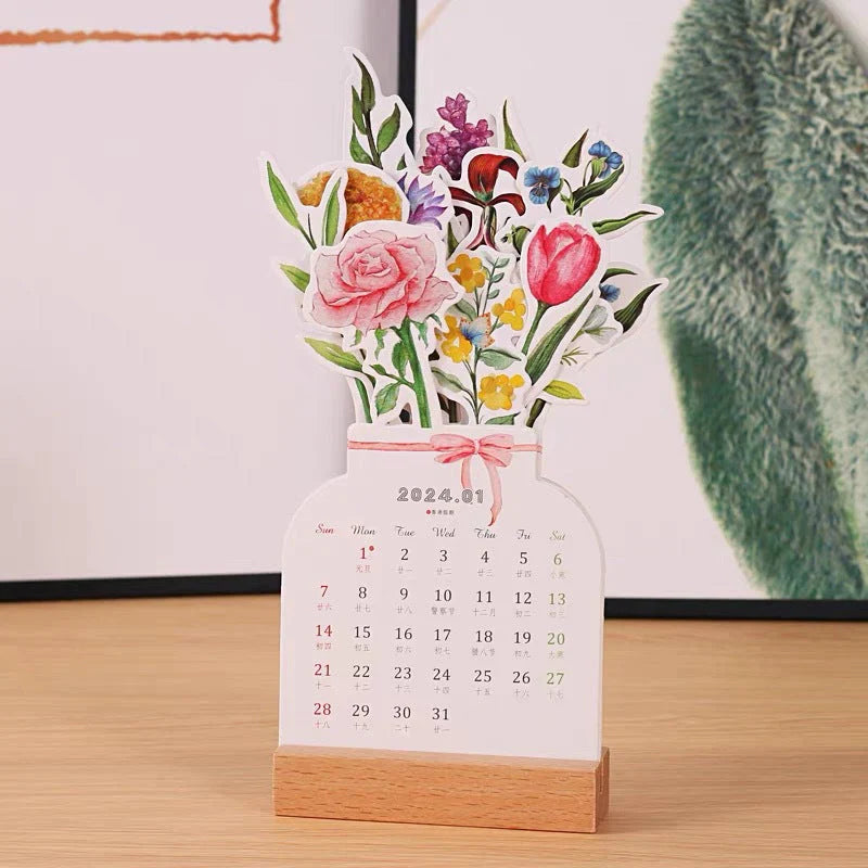 2024 Calendrier de Fleur