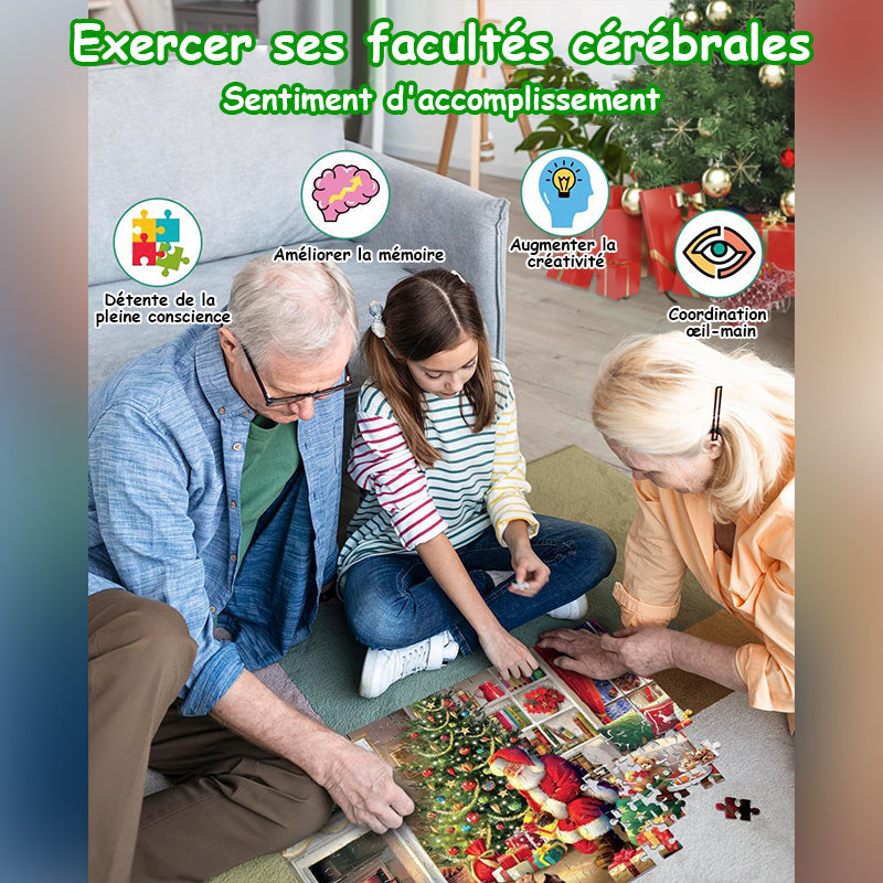 Boîte aveugle Jigsaw de Noël