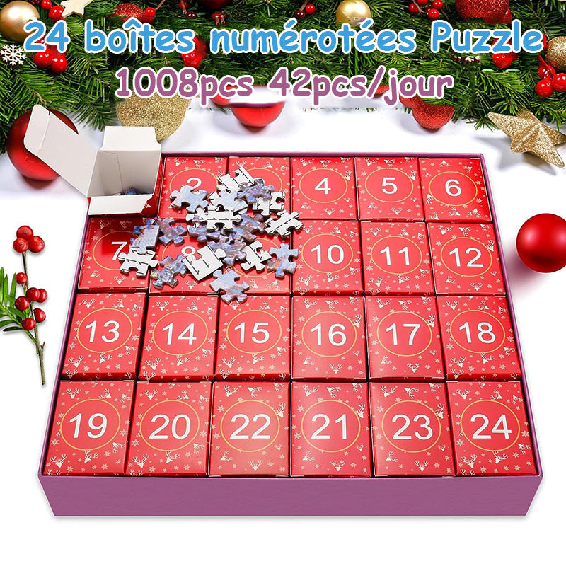 Boîte aveugle Jigsaw de Noël