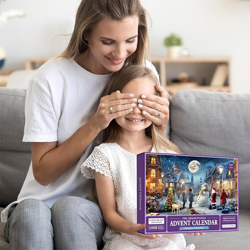 Boîte aveugle Jigsaw de Noël