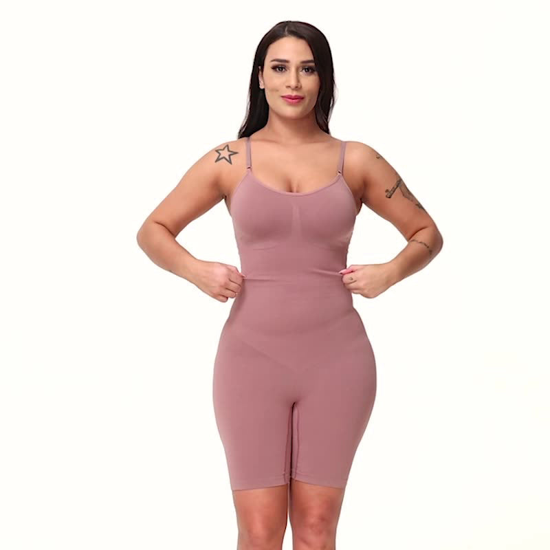 Shapewear élégant de couleur unie pour femmes