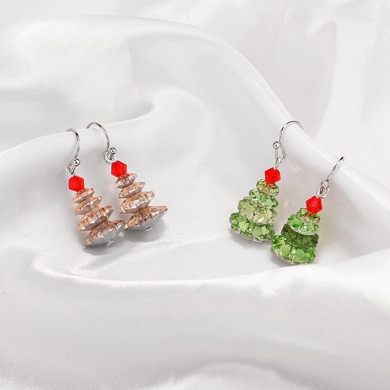 Boucles D'oreilles Sapin de Noël