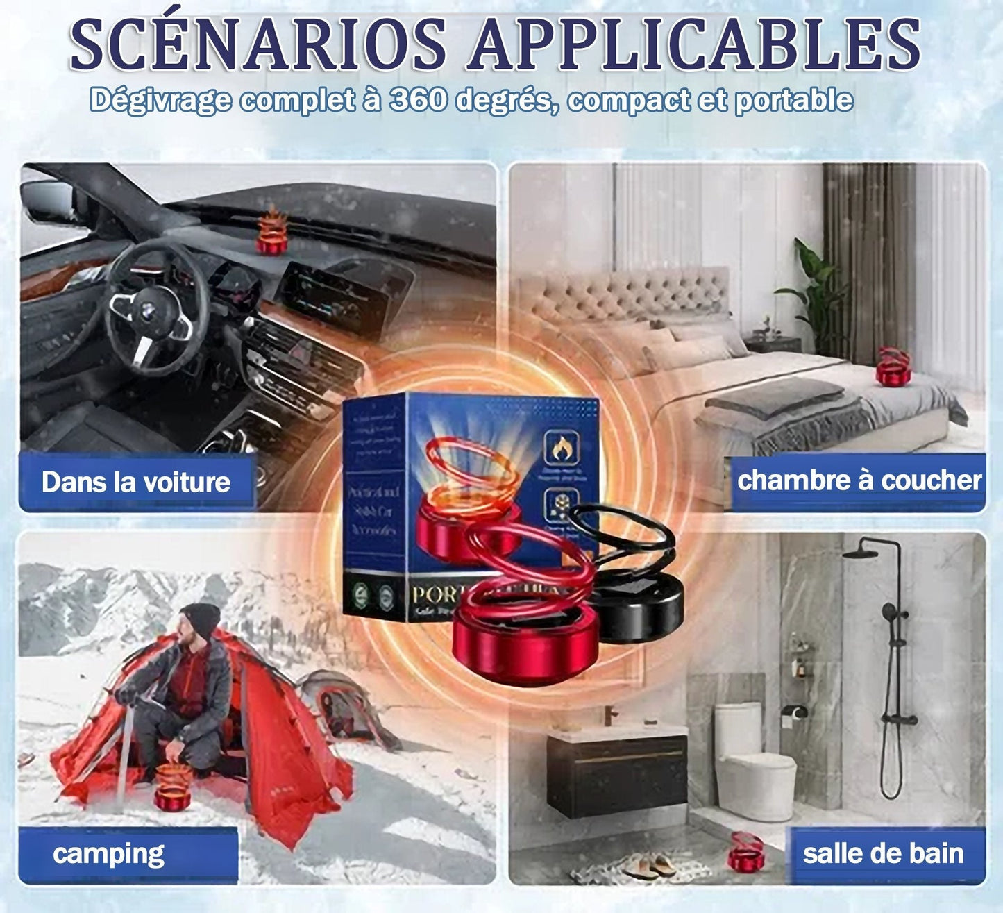 Réchauffeur moléculaire cinétique portable Rayhong™