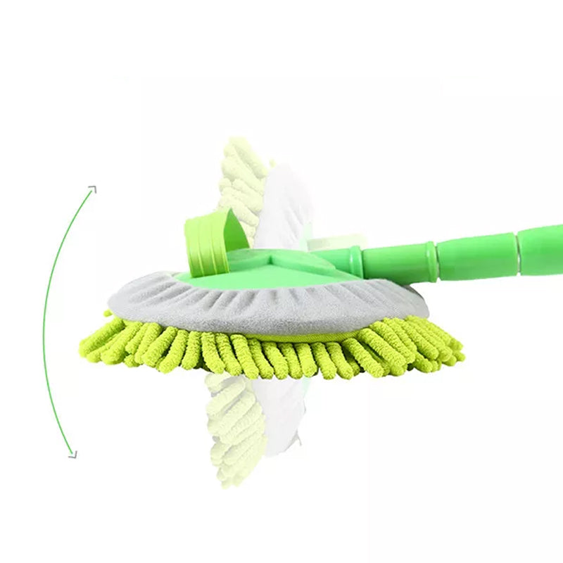 Vadrouille de lavage de voiture télescopique à trois sections