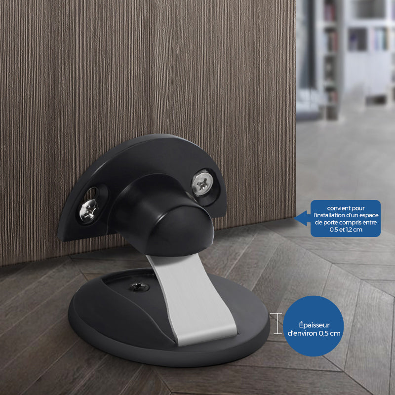 Butée de porte magnétique invisible en acier inoxydable