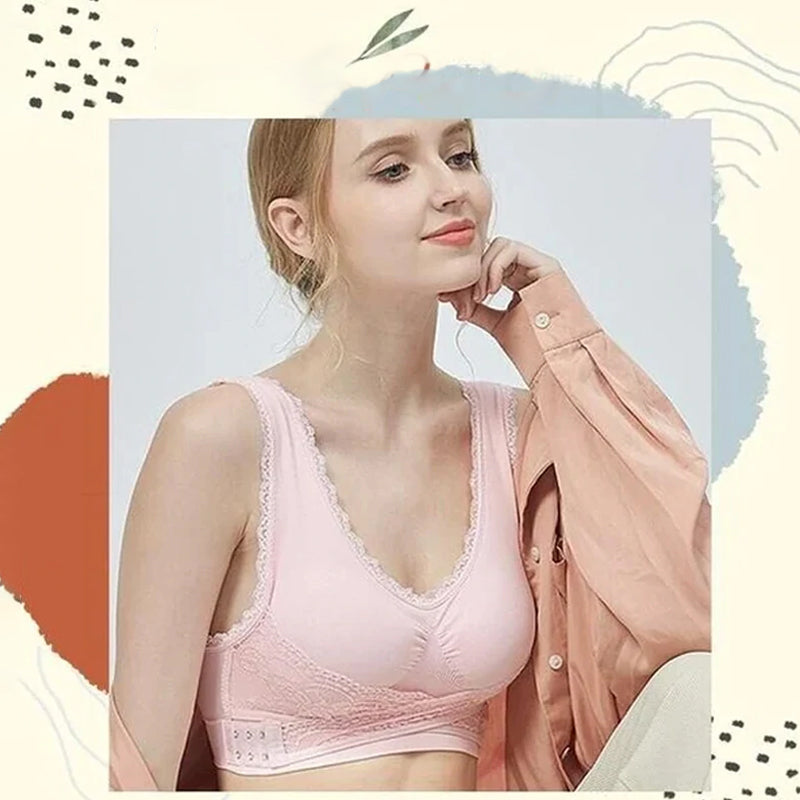 Soutien-gorge en dentelle à boucle croisée sur le devant Instant Lift
