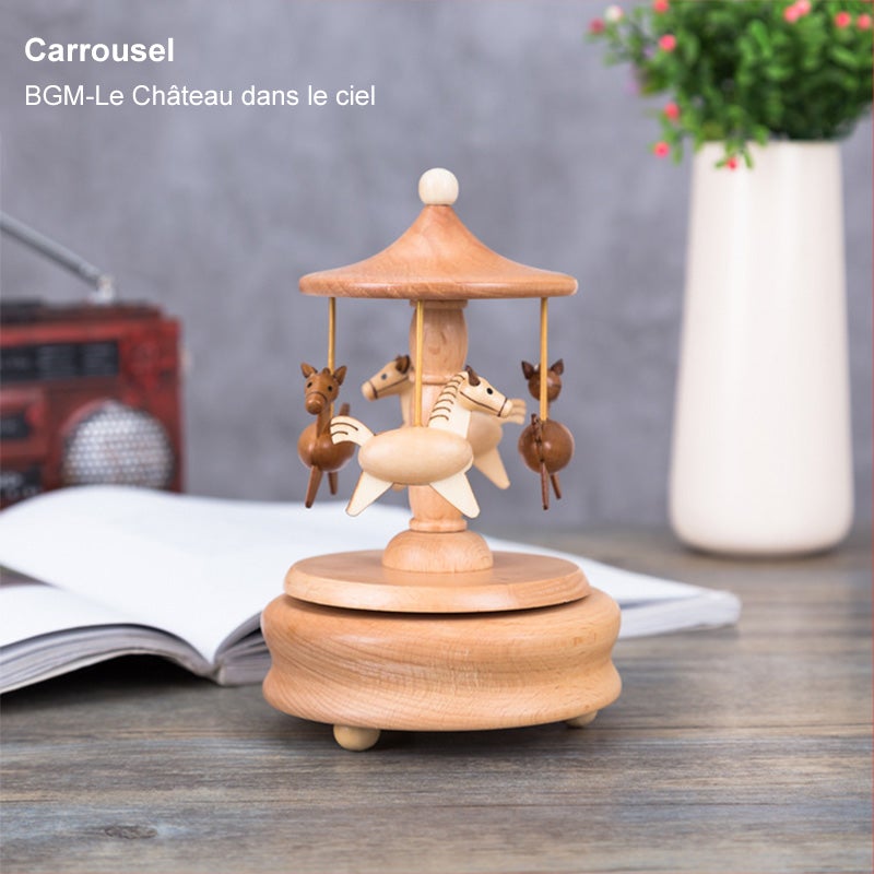 Boîte à Musique en Bois