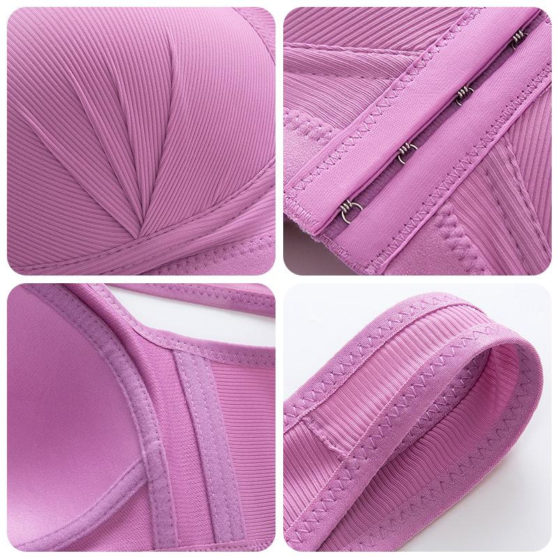 Soutien-gorge Push-up Élastique Agrafage Devant de Grande Taille