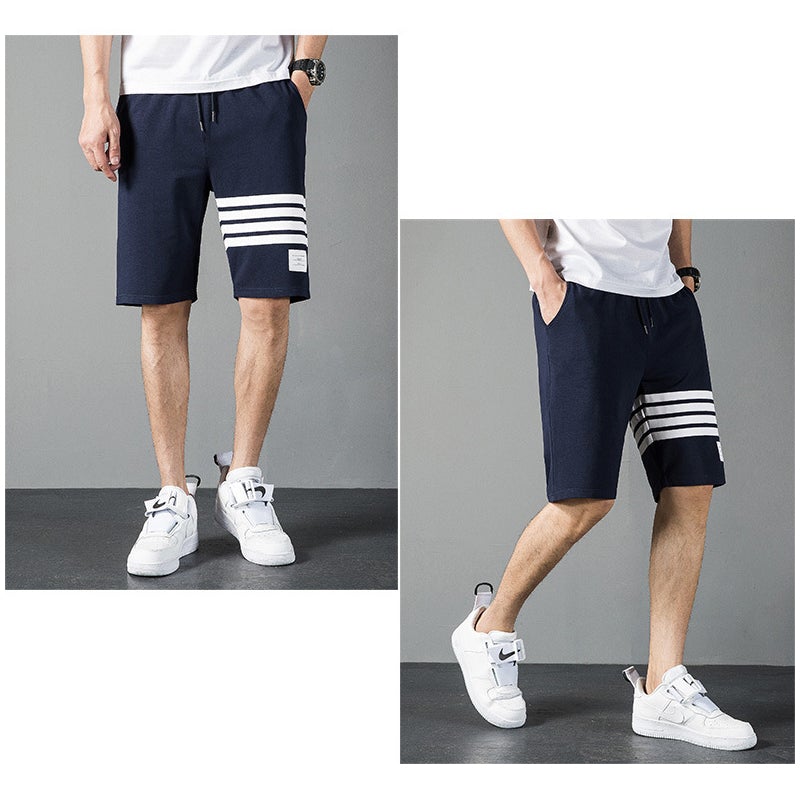 Short de Plage Simple en Coton pour Homme
