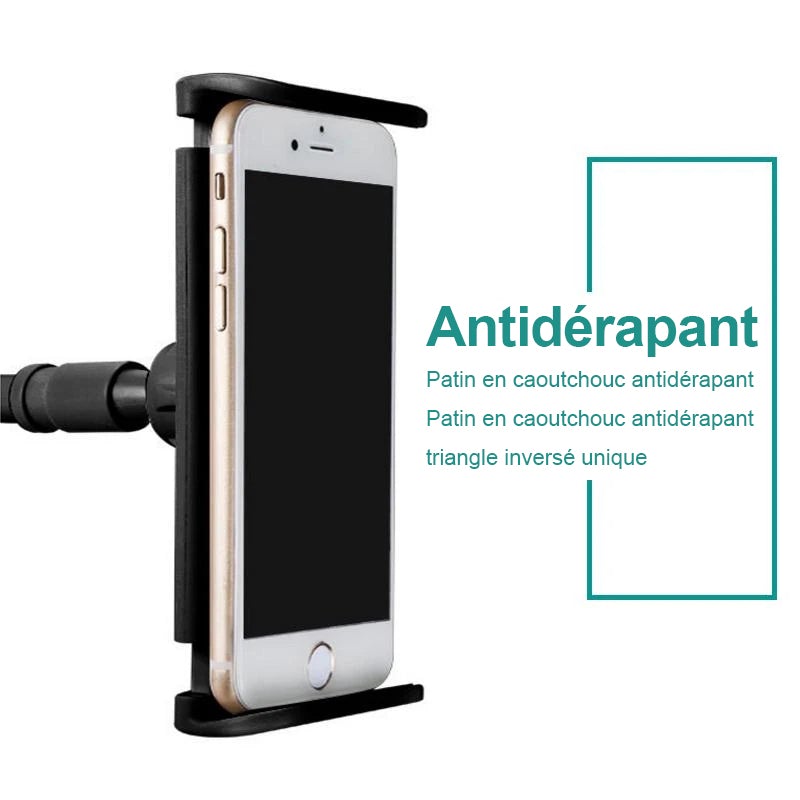 Support Universel Détachable pour Téléphone et Tablette à Tige Longue