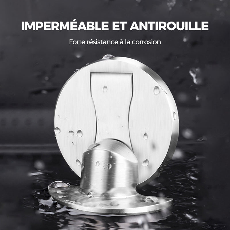 Butée de porte magnétique invisible en acier inoxydable