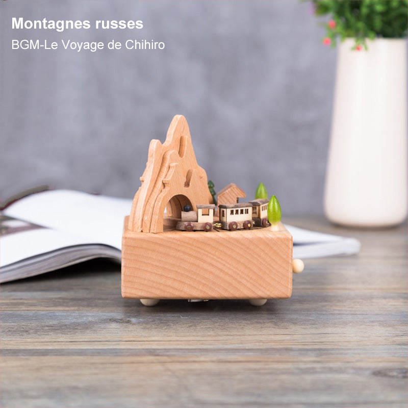 Boîte à Musique en Bois