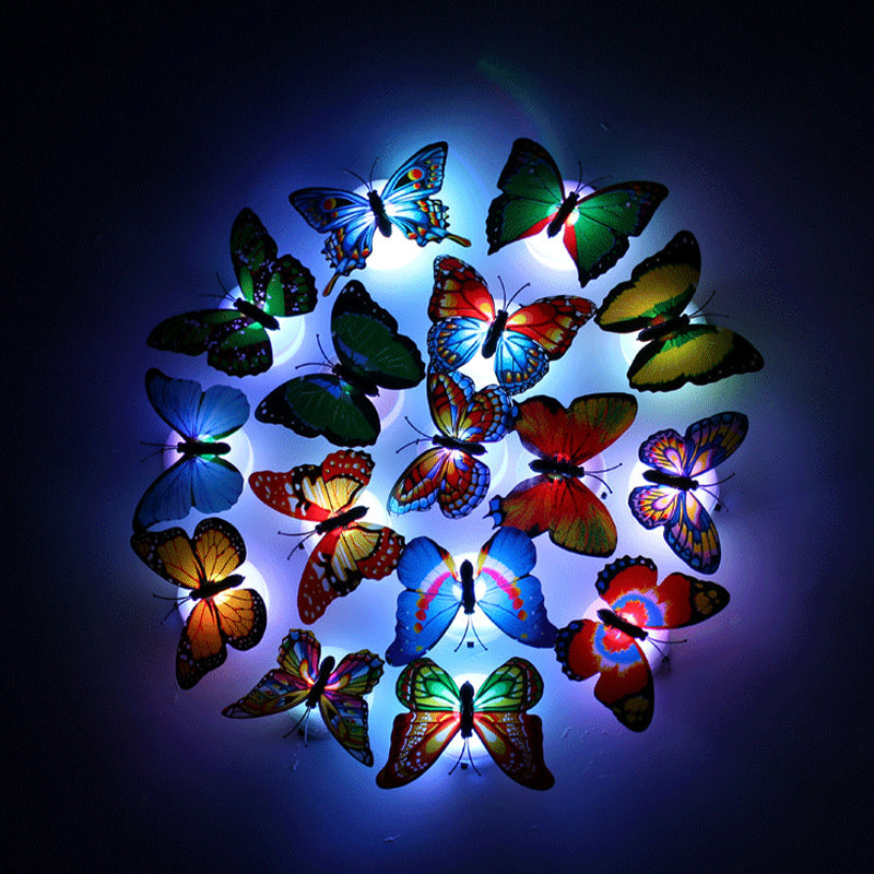 Veilleuse 3D LED Papillon Décoration