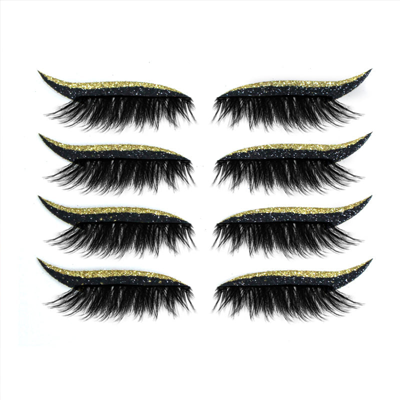 Autocollants Imperméables et Réutilisables pour Eye-liner et Cils