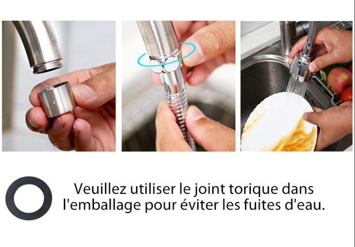 Accessoires Domicile Robinet Réglable Pulvérisateur