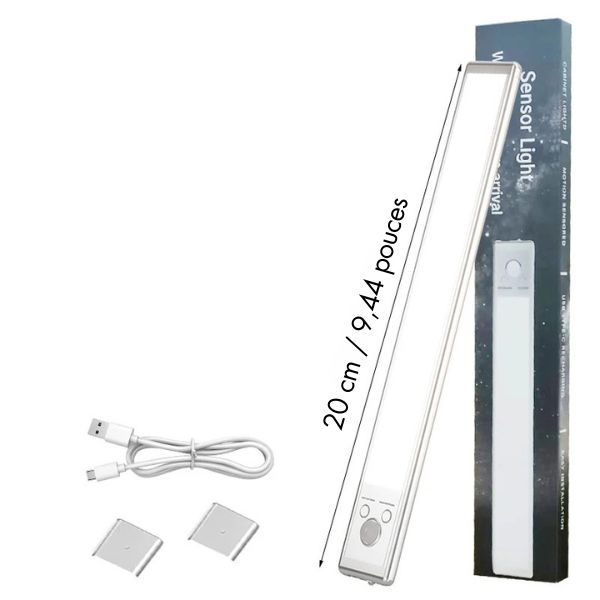 Lumira™ Lumières LED Rechargeables avec Détecteur de Mouvement