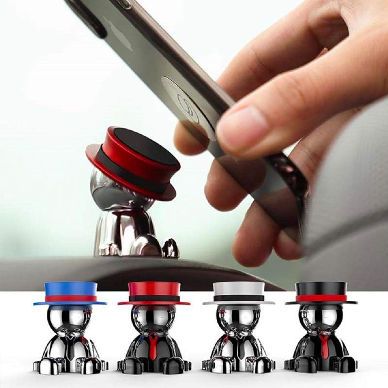 Mignon Support de Téléphone Magnétique Rotatif à 360°