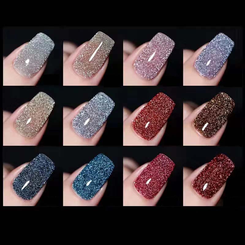 Vernis à ongles à paillettes et à diamants(8ml)