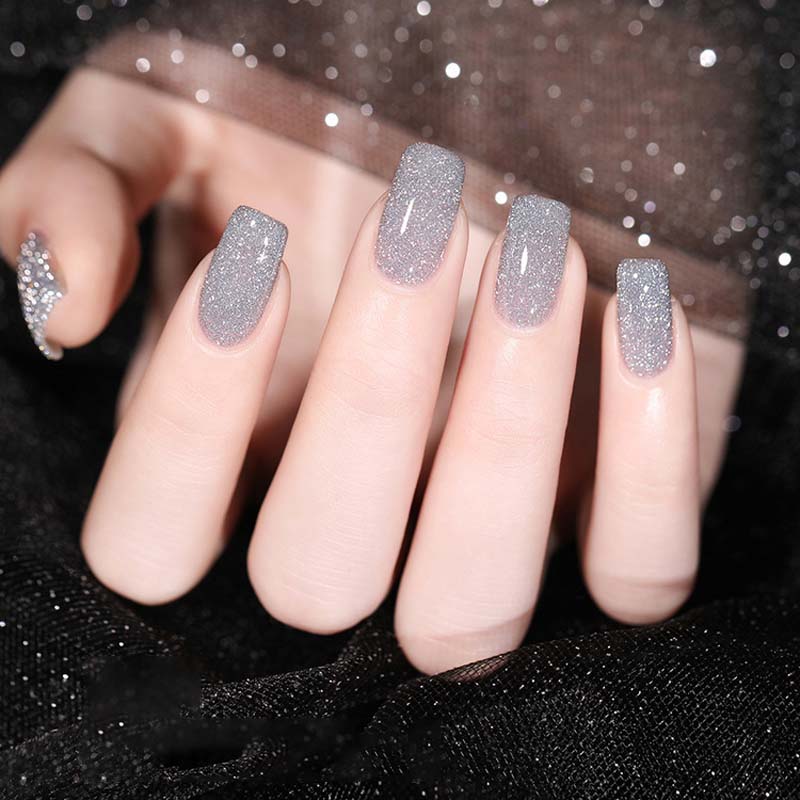 Vernis à ongles à paillettes et à diamants(8ml)