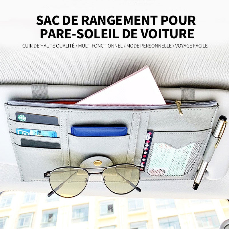 Sac de Rangement Multi-usage de Pare-soleil de Voiture