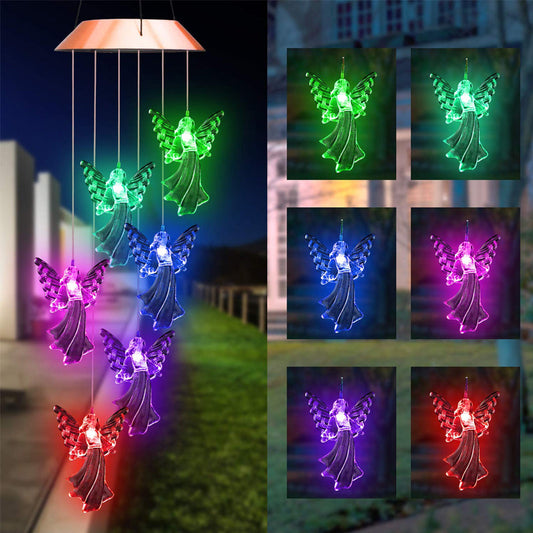 Carillon Eolien Solaire Ange Gardien