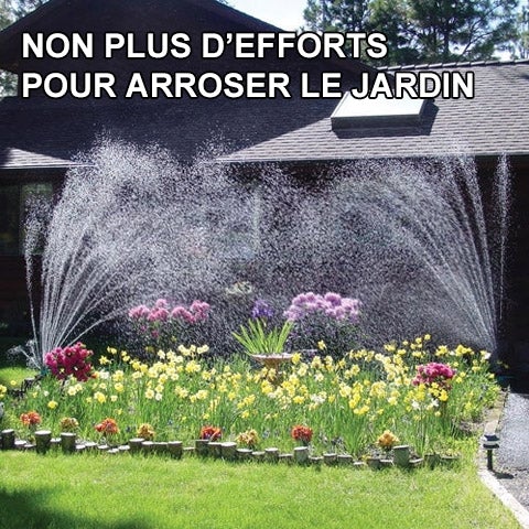 Arroseur Automatique pour Gazon Rotatif à 360°