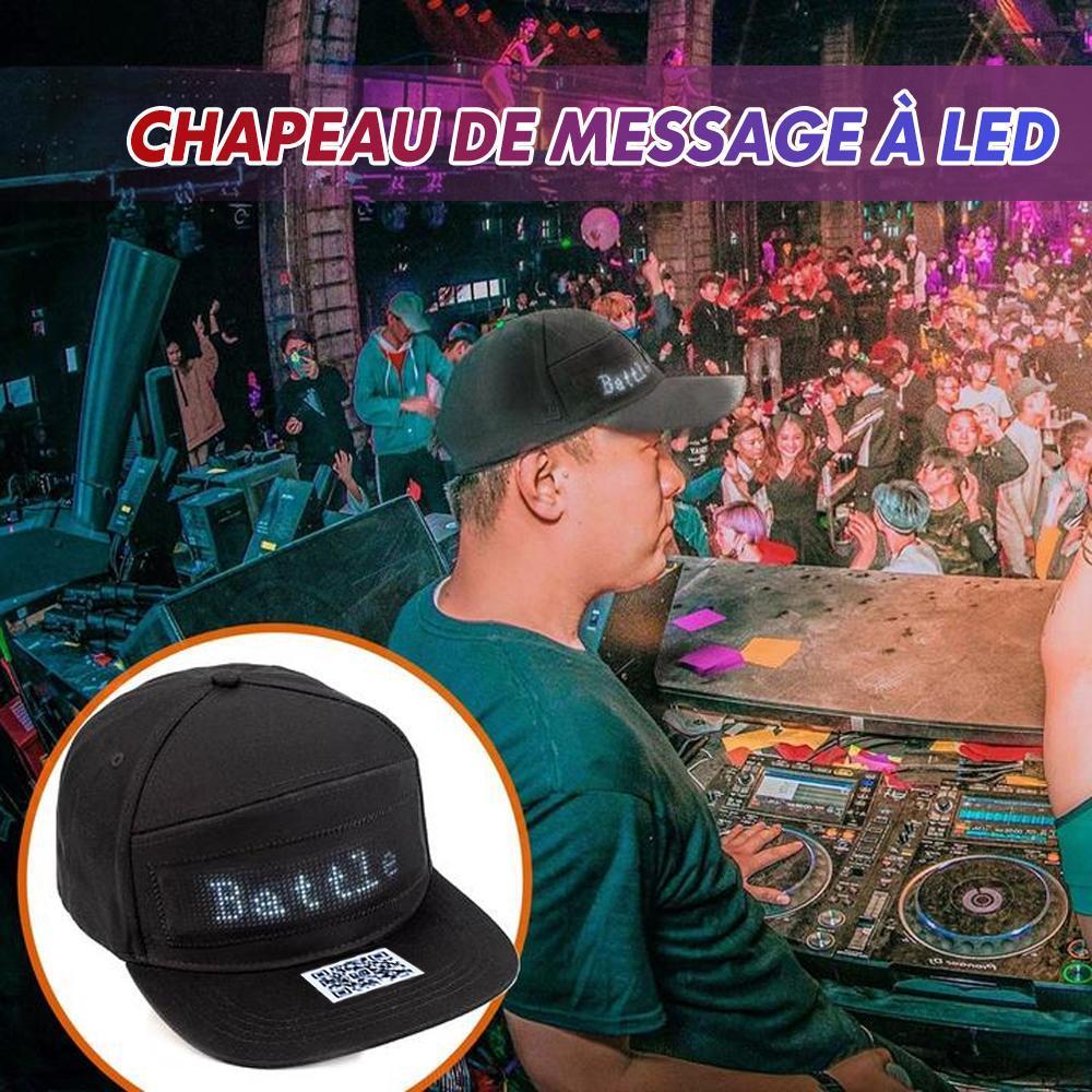 Chapeau DIY d'affichage à LED