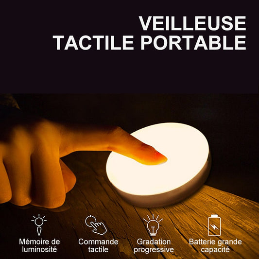 Veilleuse tactile portable