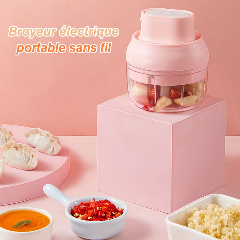 Broyeur Électrique Portable Sans Fil