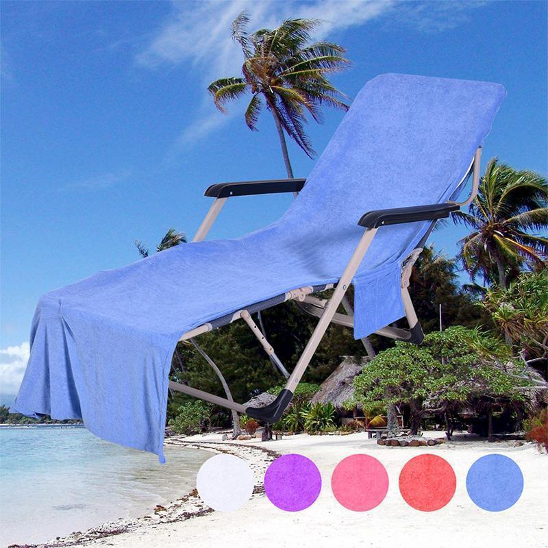 Serviettes de Plage de Chaise de Transat en Microfibre