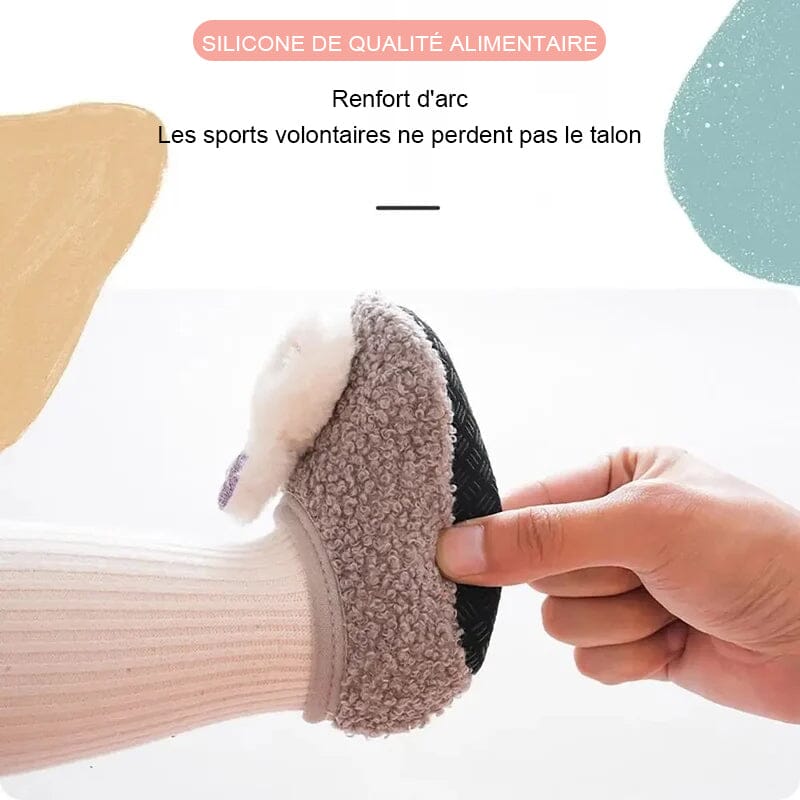 Chaussettes mignonnes en fourrure pour bébé