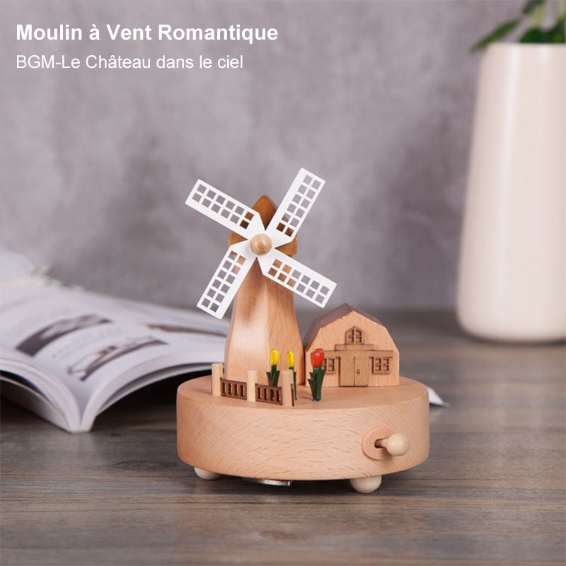 Boîte à Musique en Bois