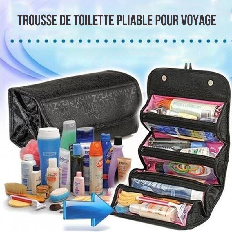 Trousse de Toilette Pliable pour Voyage