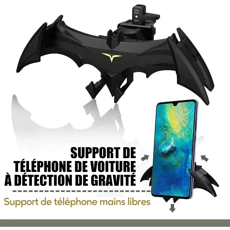 Support de Téléphone de Voiture en Forme de Chauve-souris