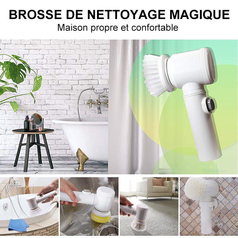 Brosse de Nettoyage Électrique Multifonctionelle