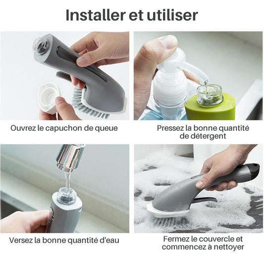 Brosse de Nettoyage Avec Manche Long