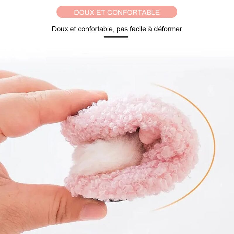 Chaussettes mignonnes en fourrure pour bébé