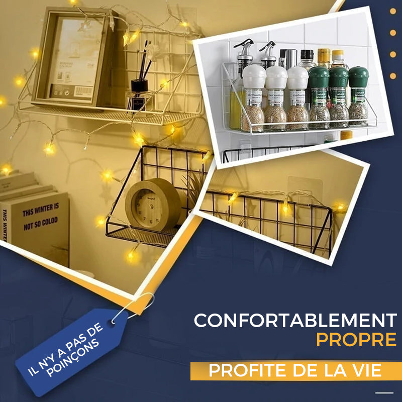 Support Mural pour Crochet à Clous sans Trou